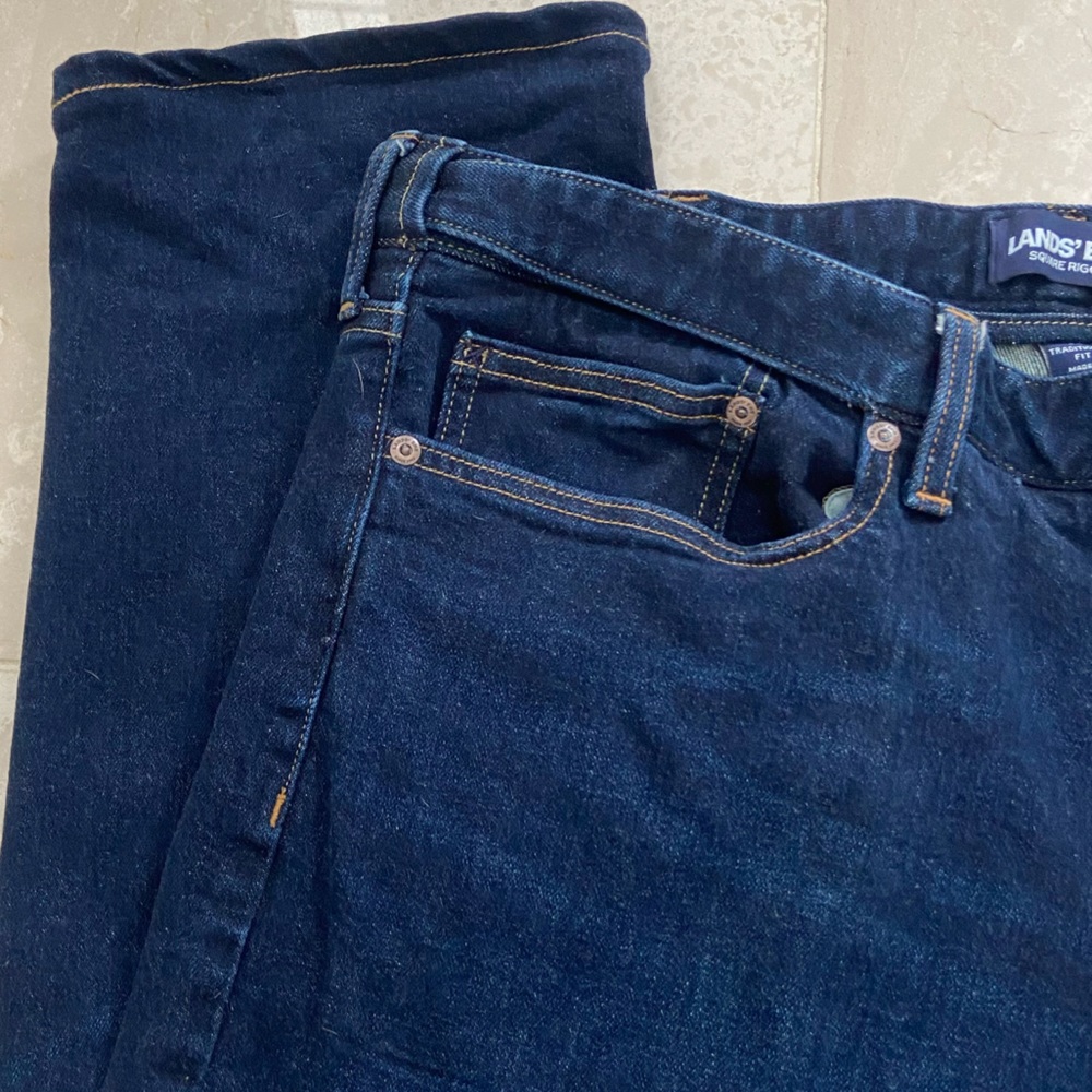 Lands’ End Square Rigger Men’s Jeans - Picture 8 of 8